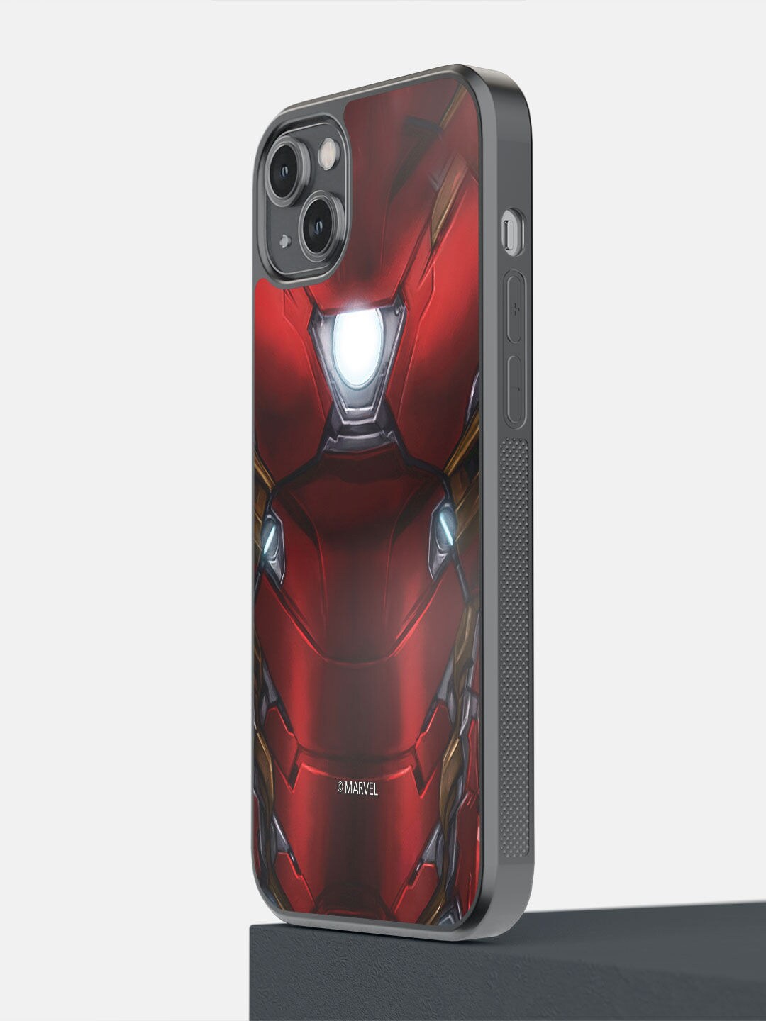 

macmerise Red & White Suit up Ironman Design iPhone 14 Plus Bumper Case