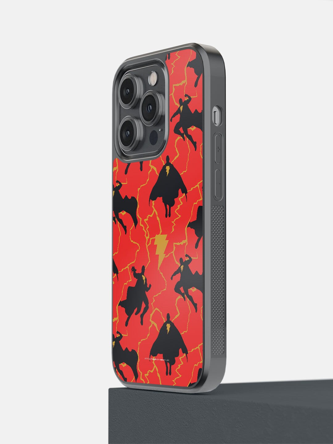 

macmerise Red & Black Justice Red Printed iPhone 14 Pro Mobile Phone Case