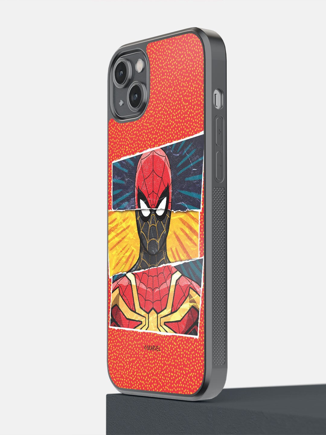 

macmerise Red & Blue Spiderman Engage Printed iPhone 14 Plus Bumper Case
