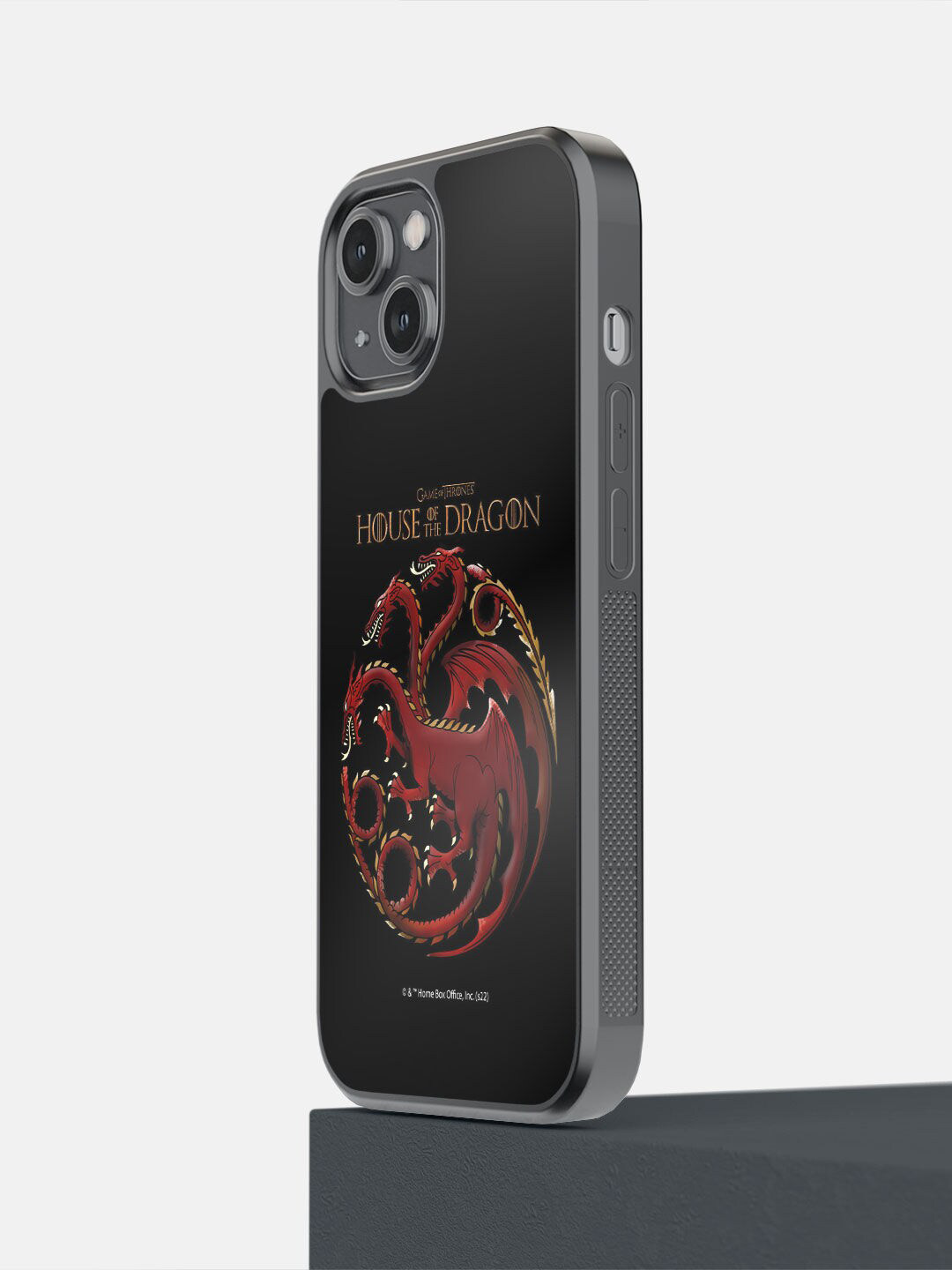 

macmerise Black & Red House of the dragon Design iPhone 14 Bumper Case