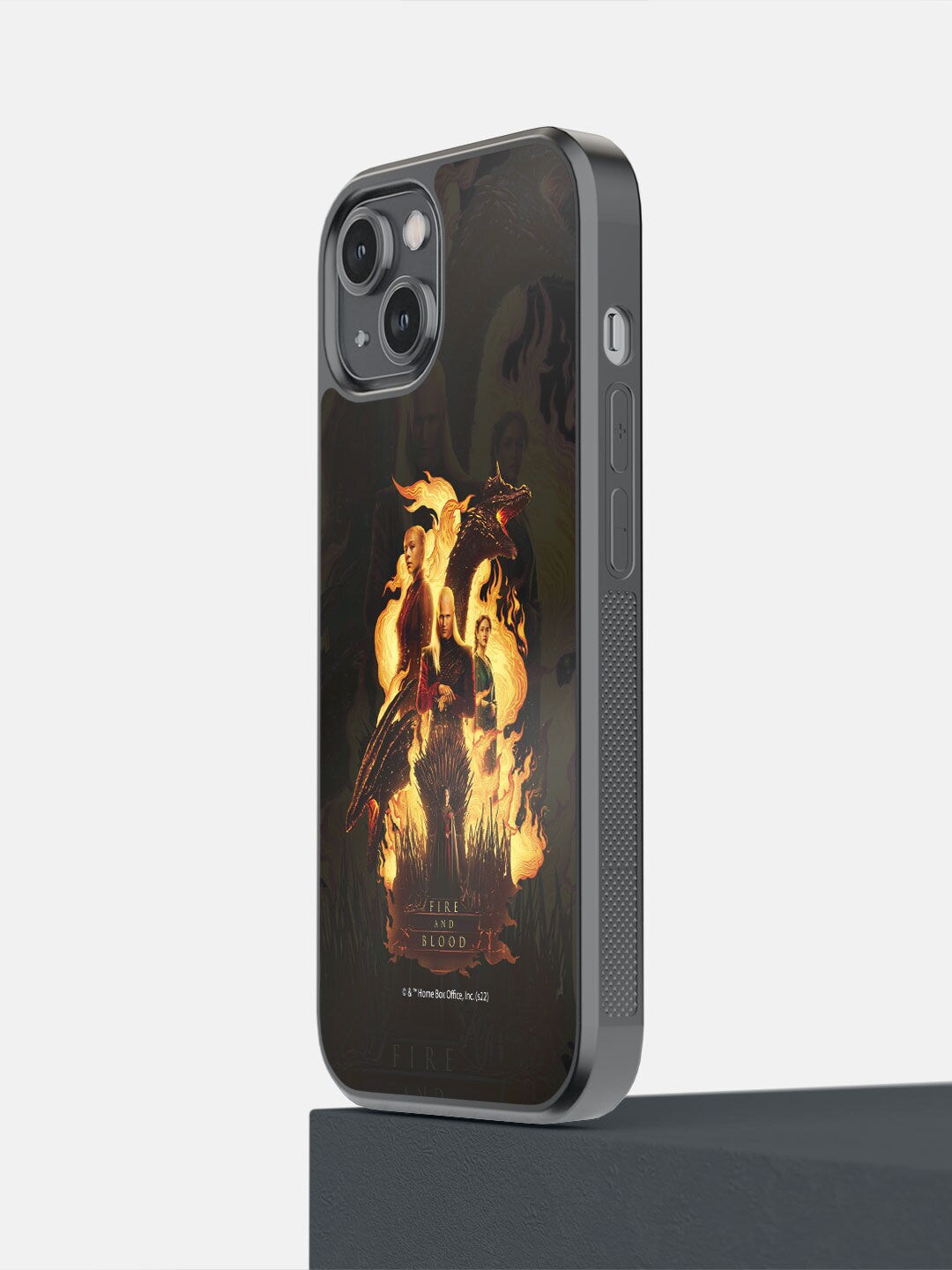 

macmerise Black Fire and Blood Team Design iPhone 14 Bumper Case