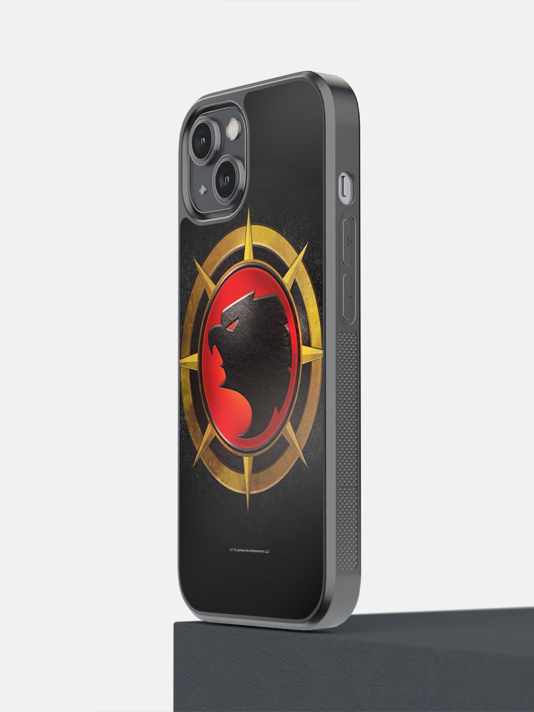 

macmerise Black & Red Hawk Bevel Printed iPhone 14 Bumper Case