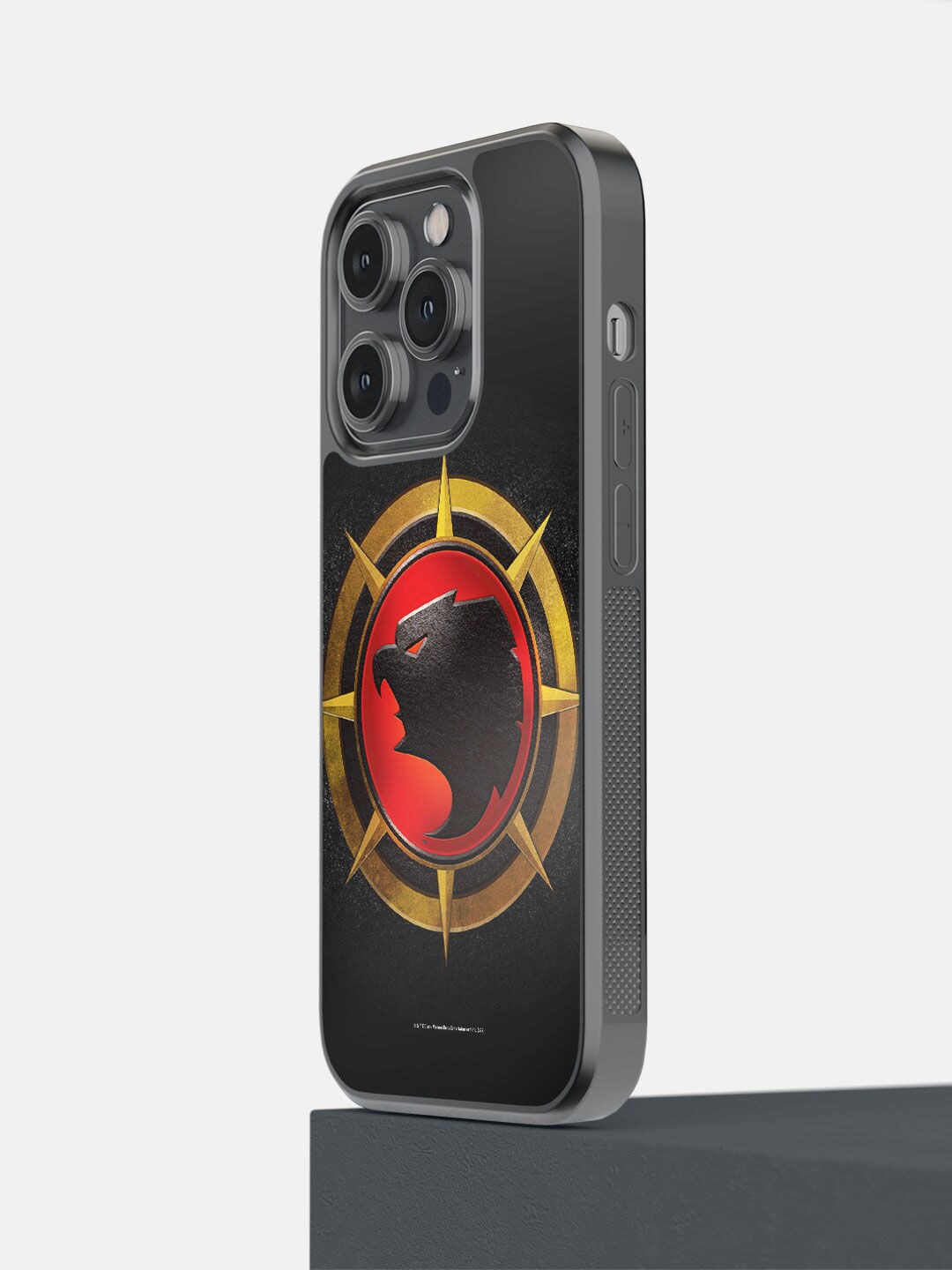 

macmerise Black Hawk Bevel Snow iPhone 14 Pro Bumper Phone Back Case