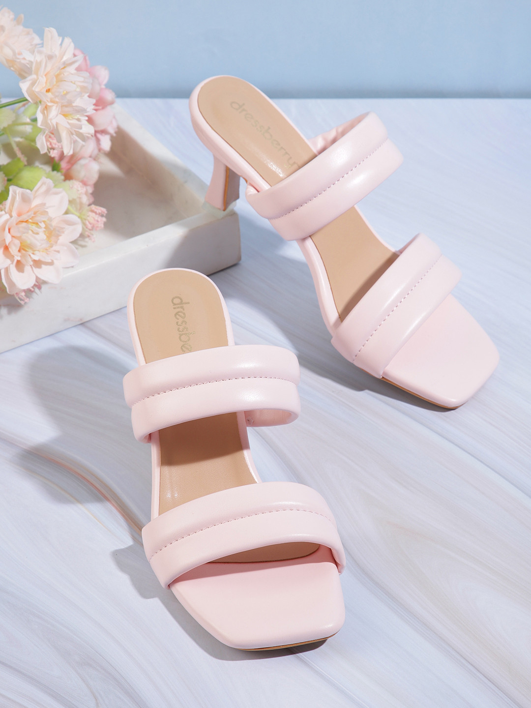 

DressBerry Women Slim Heels, Pink