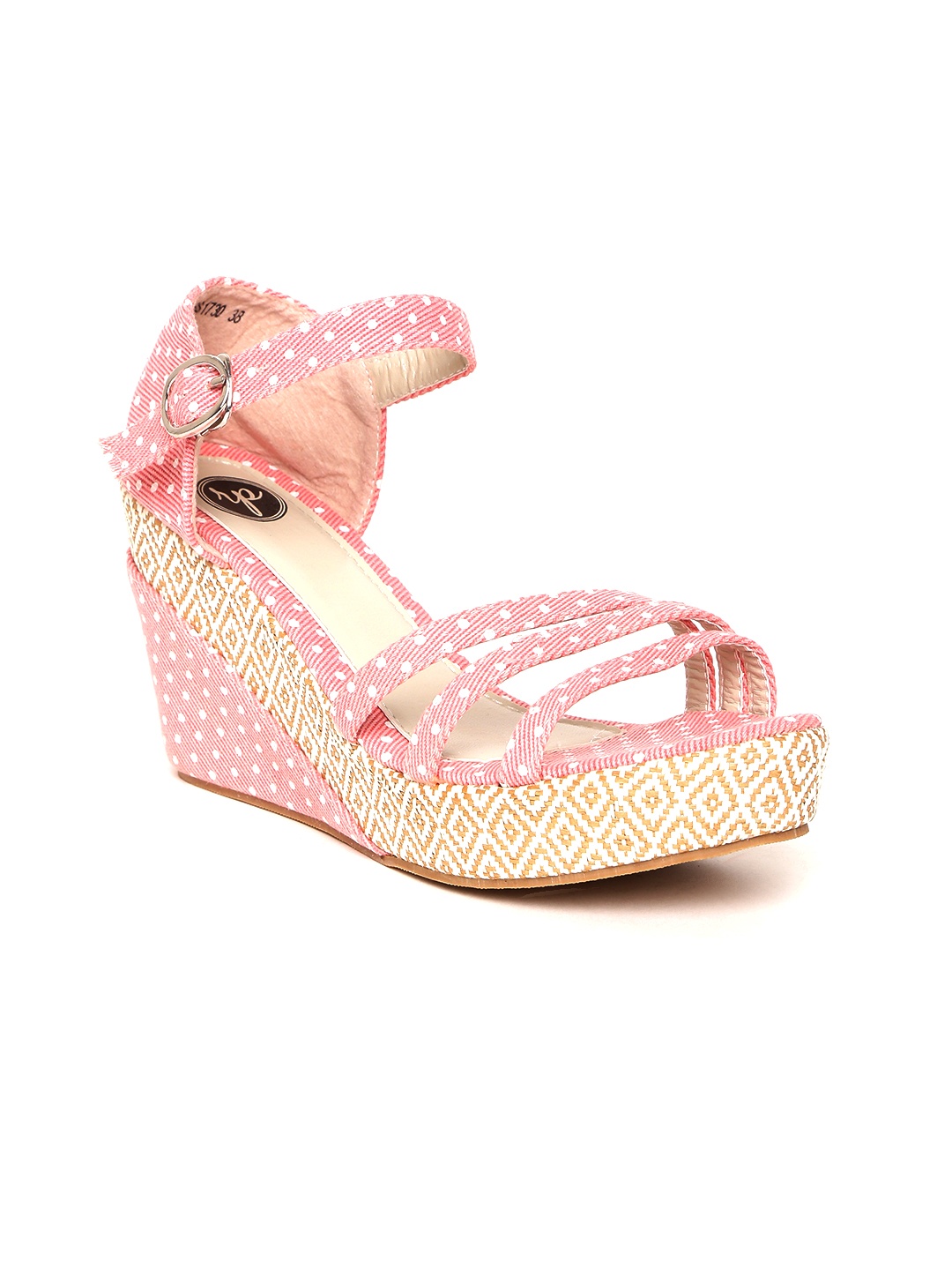 

red pout Women Pink Printed Sandals