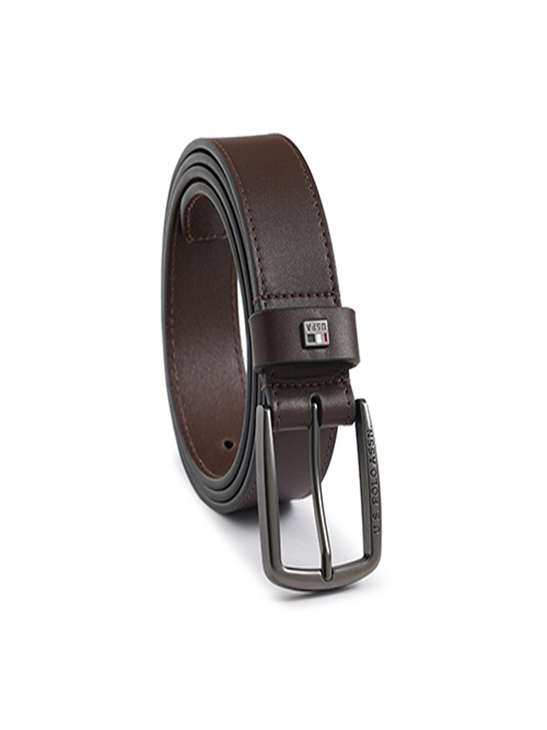 

U.S. Polo Assn. Men Brown Reversible Leather Belt