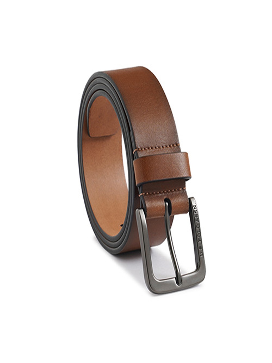 

U S Polo Assn Men Tan Reversible Leather Belt