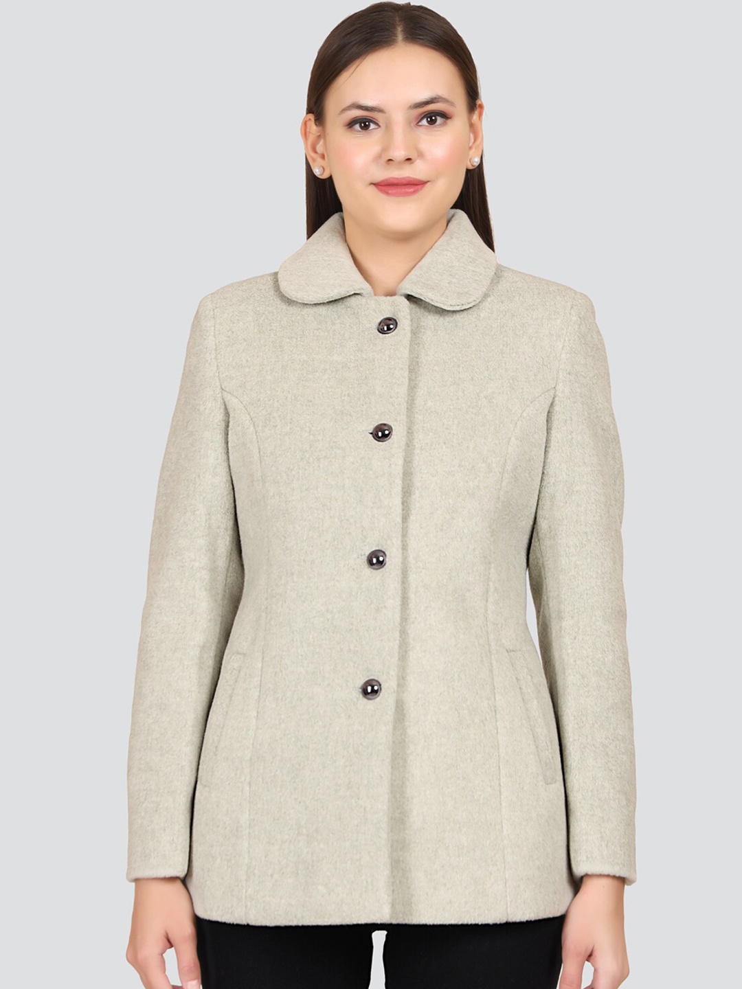 

YOUNG CLUB CLASSIC Women Grey Pea Coat