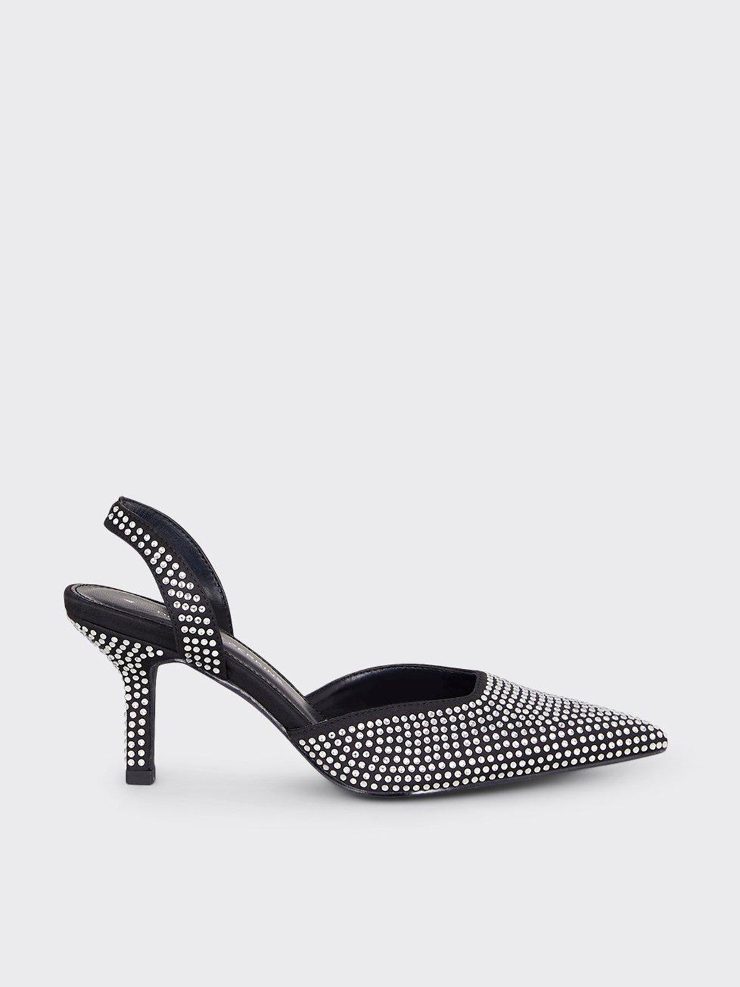 

DOROTHY PERKINS Black Embellished Party Stiletto Pumps