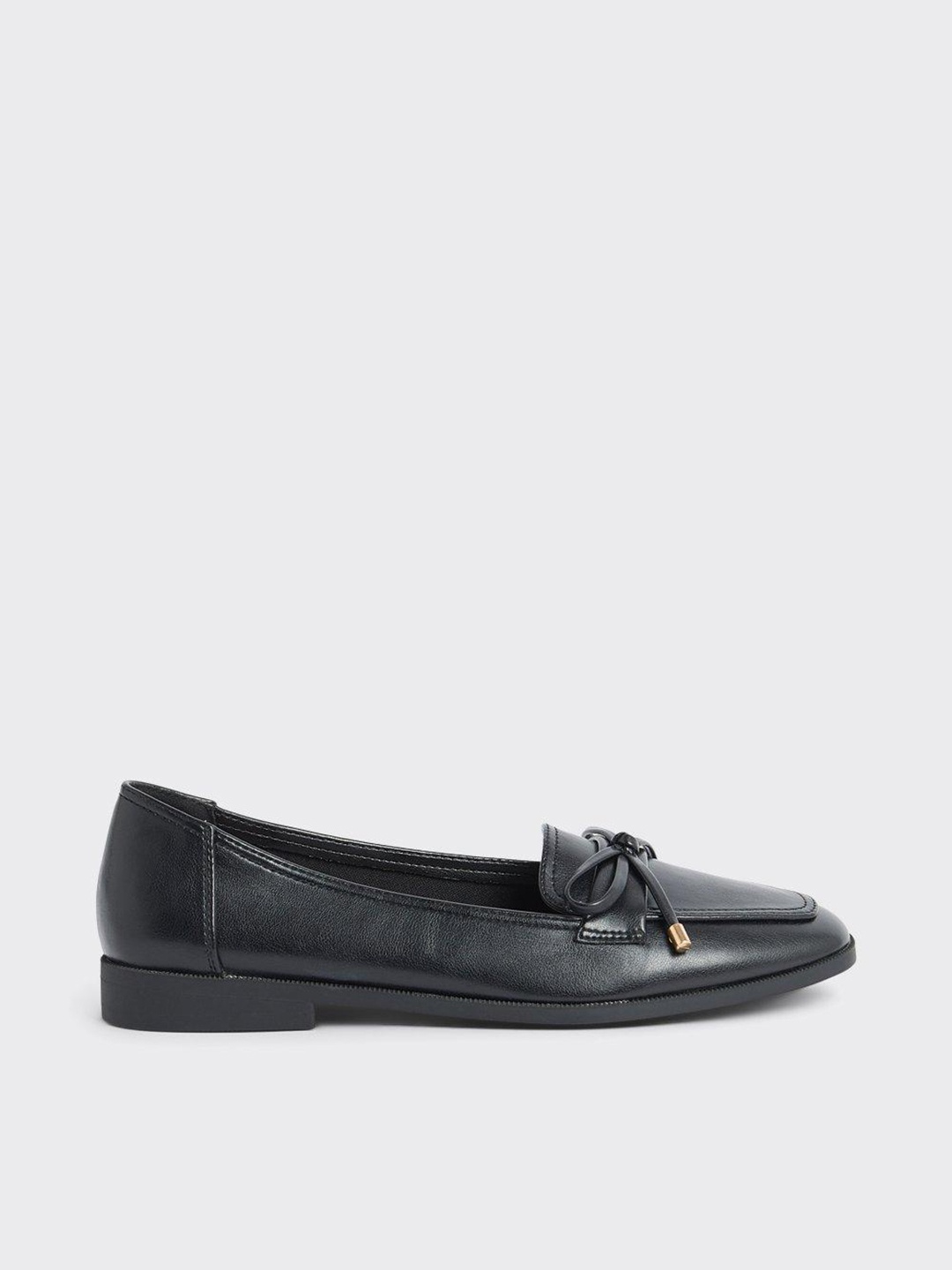 

DOROTHY PERKINS Women Black Bow Detail Loafers