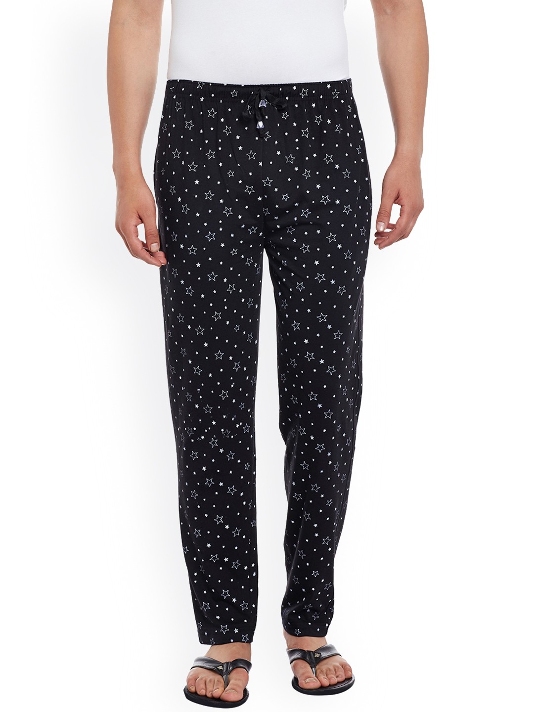

VIMAL Men Black Printed Lounge Pants D1-PRT-NO.1