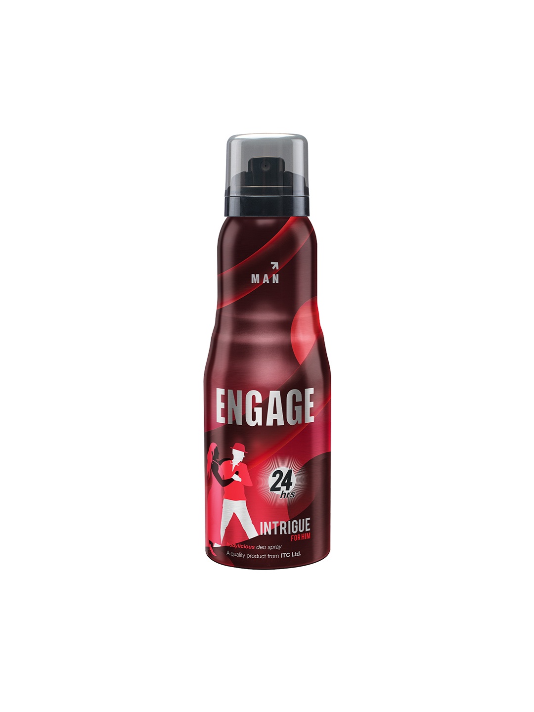 

Engage Men Long Lasting Intrigue 24 Hours Deo Spray - 110 g, Red