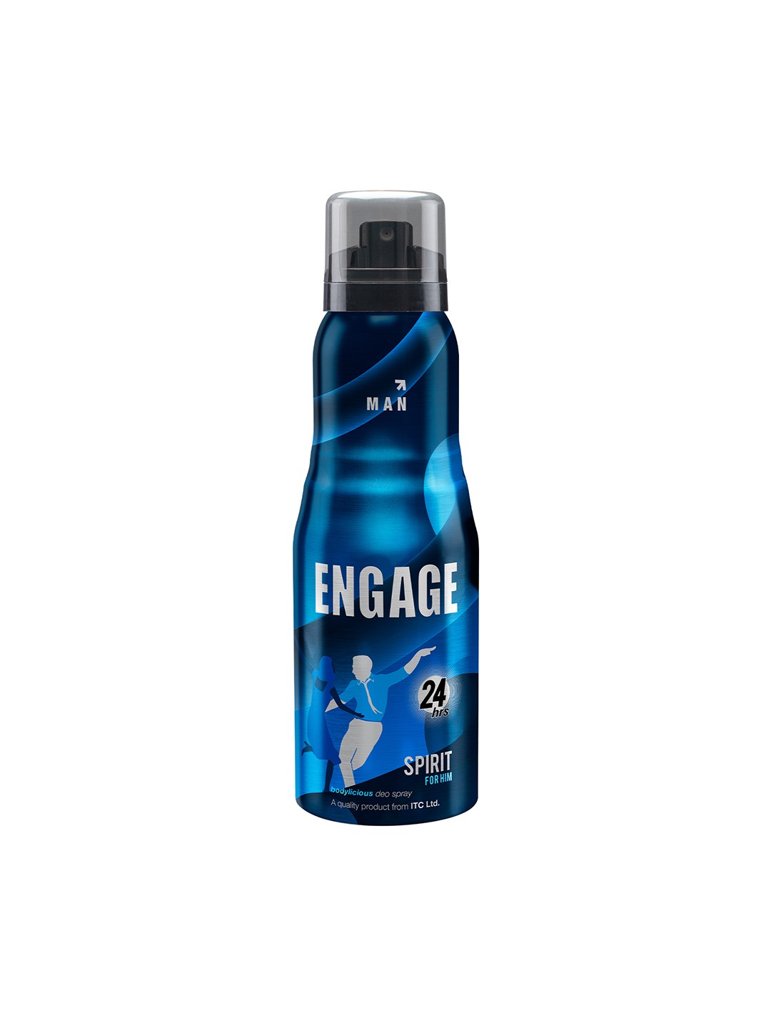 

Engage Men Long Lasting Spirit 24 Hours Deo Spray - 100g + 10g Free, Blue