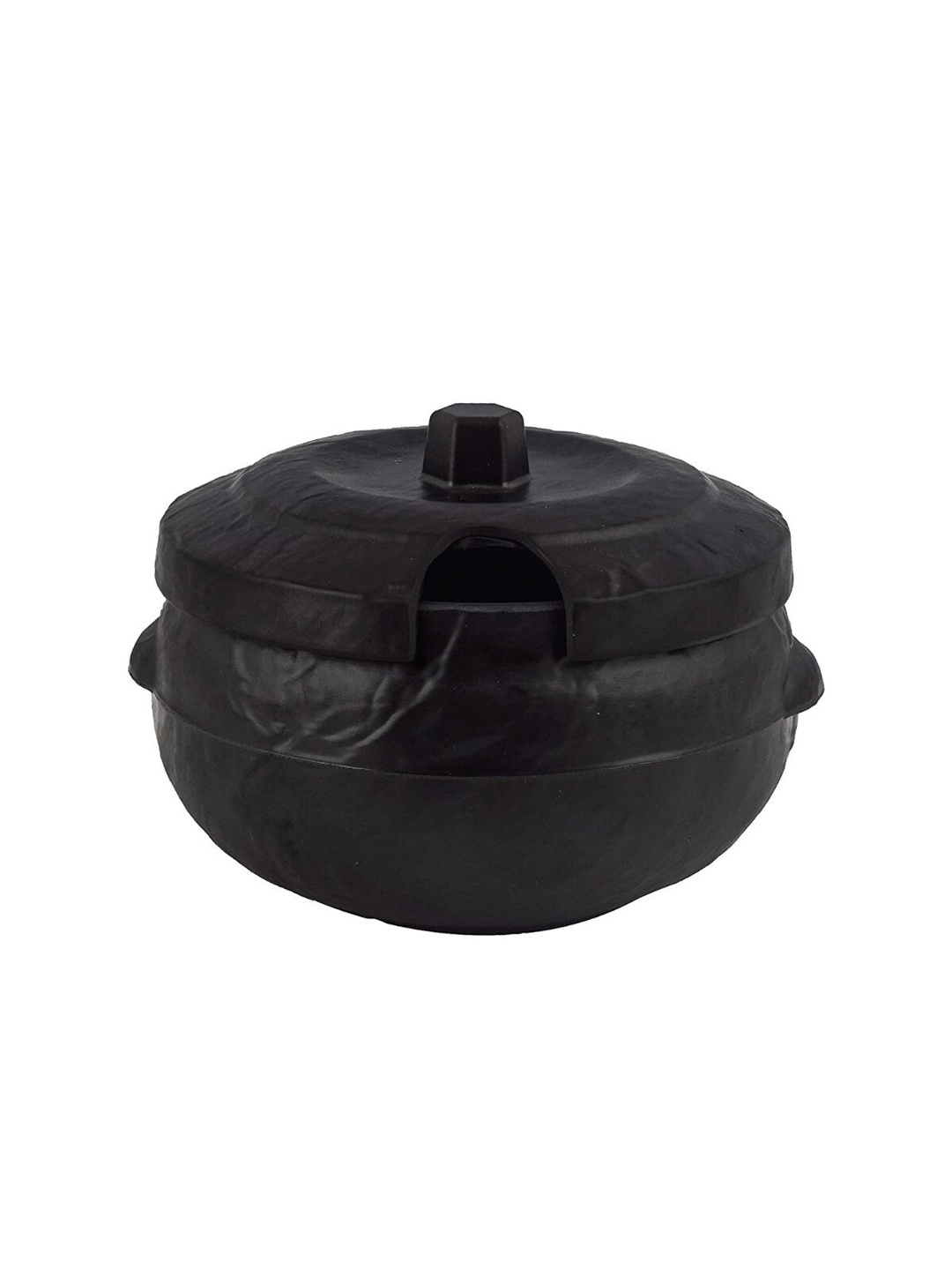 

REYIN Black Stoneware Hotpot with Lid