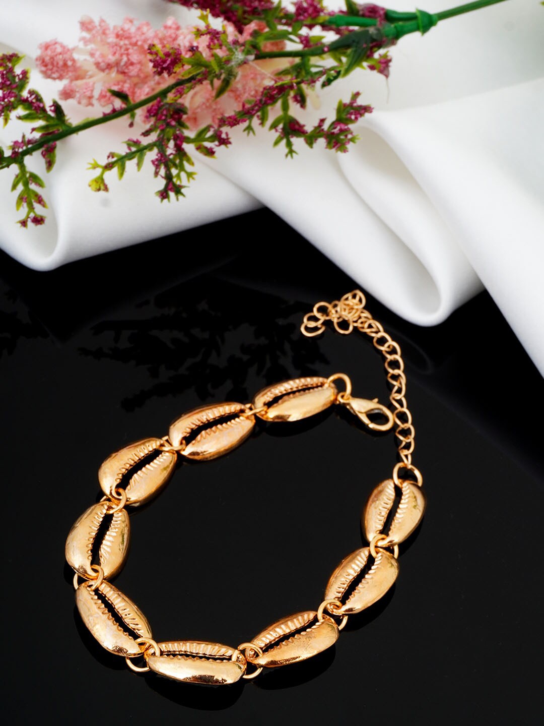 

Ferosh Women Gold-Plated Beaded Anklet