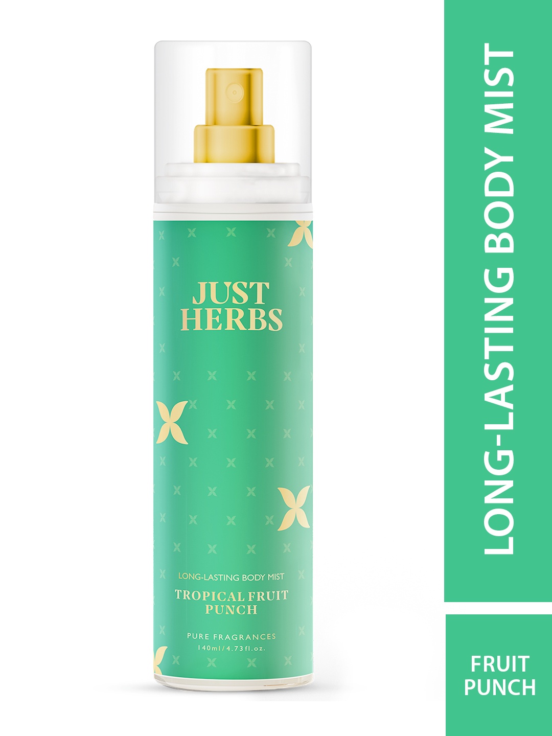 

Just Herbs Tropical Fruit Punch Long Lasting Body Mist - 140 ml, Green