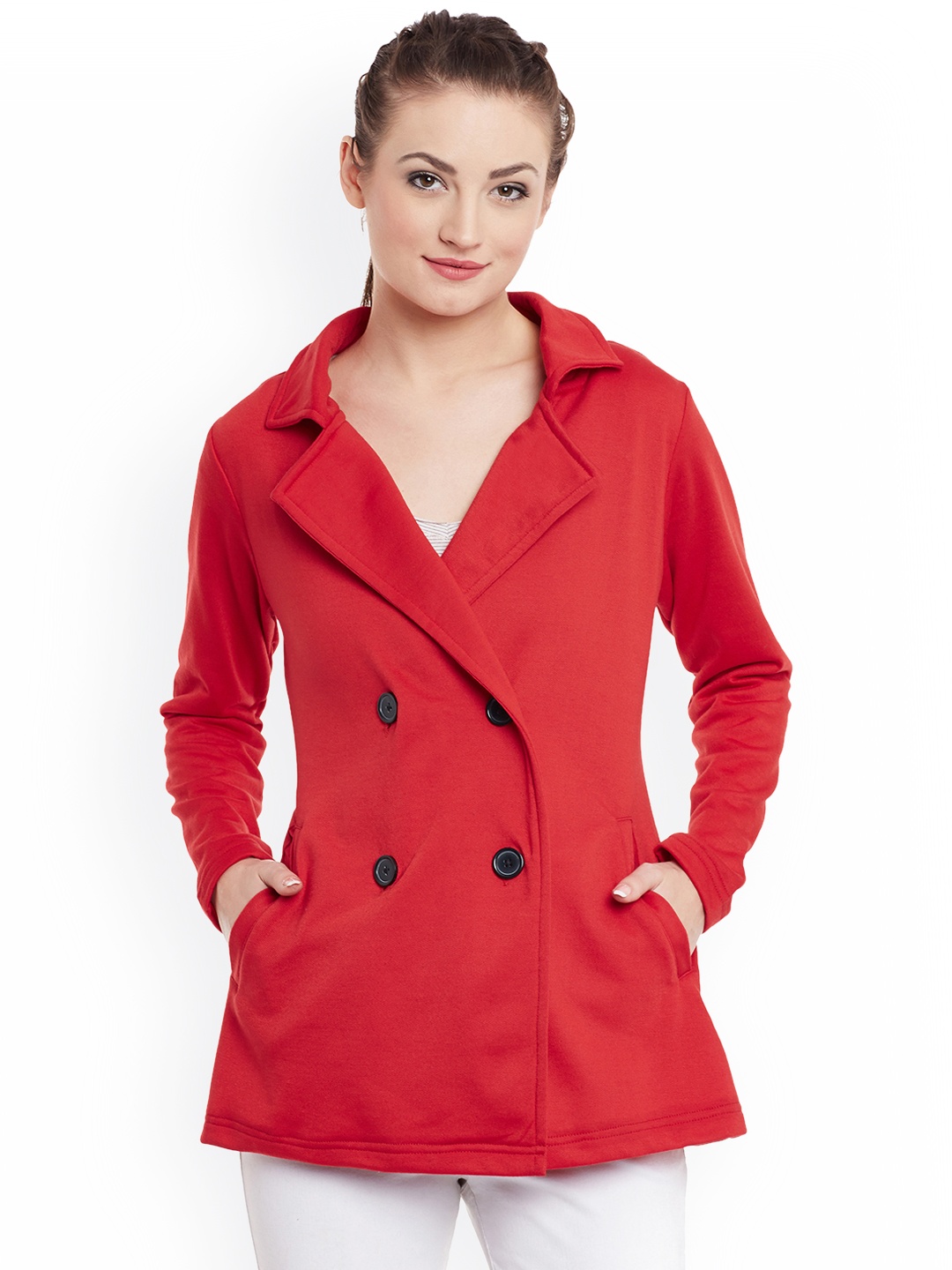 

Belle Fille Red Overcoat