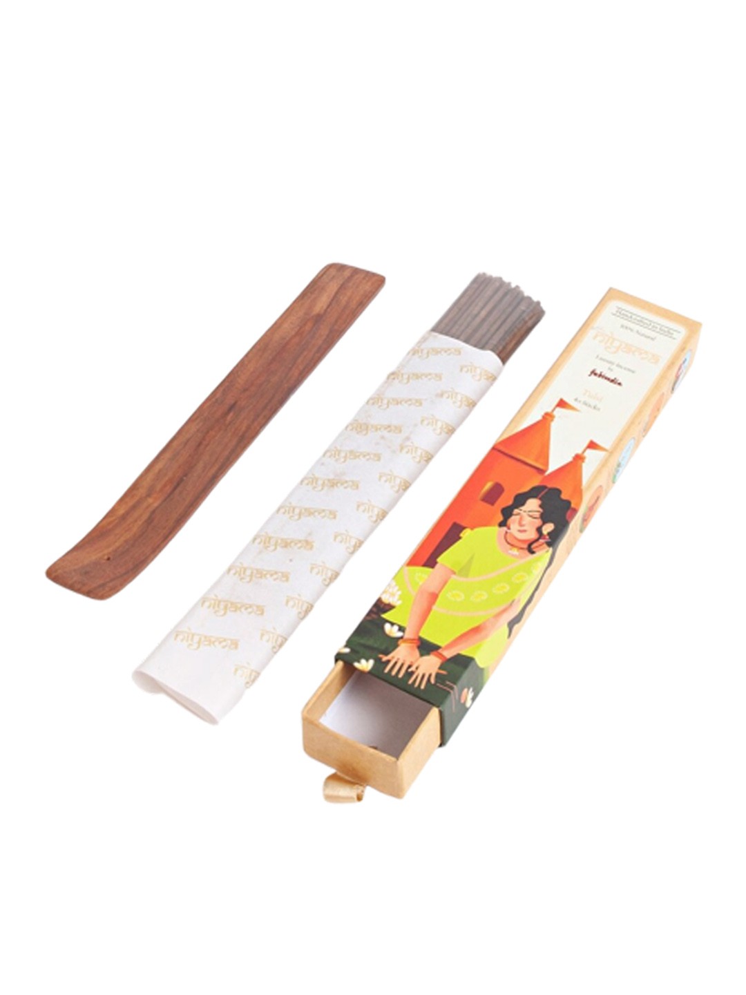 

Fabindia Set of 40 Brown Niyama Tulsi Fragrance Incense Sticks