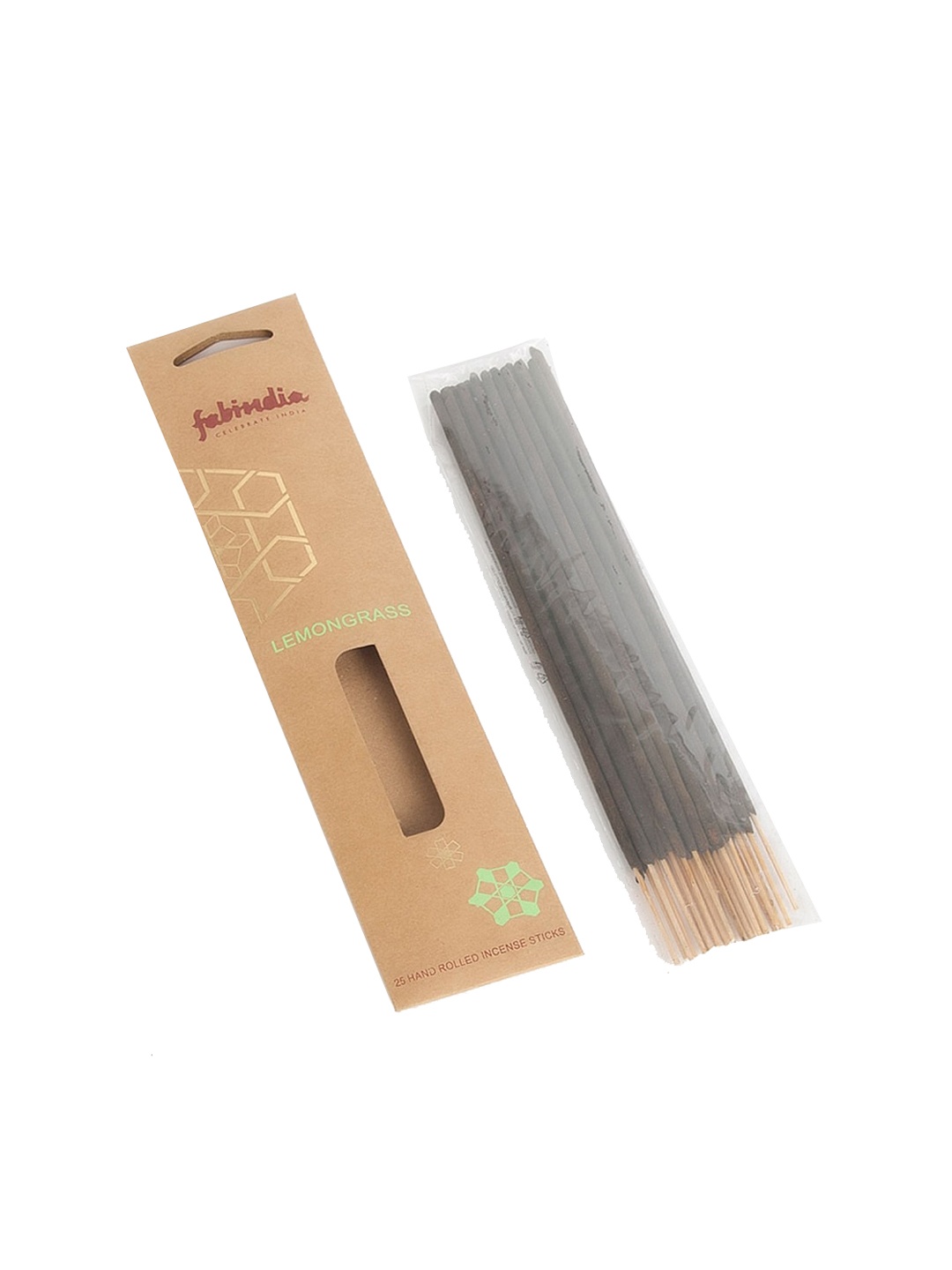 

Fabindia Set of 25 Brown Lemongrass Incense Sticks