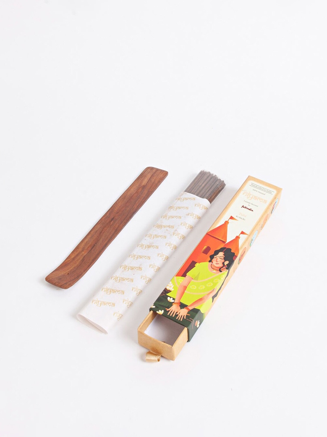

Fabindia Set of 40 Brown Niyama Tulsi Fragrance Incense Sticks