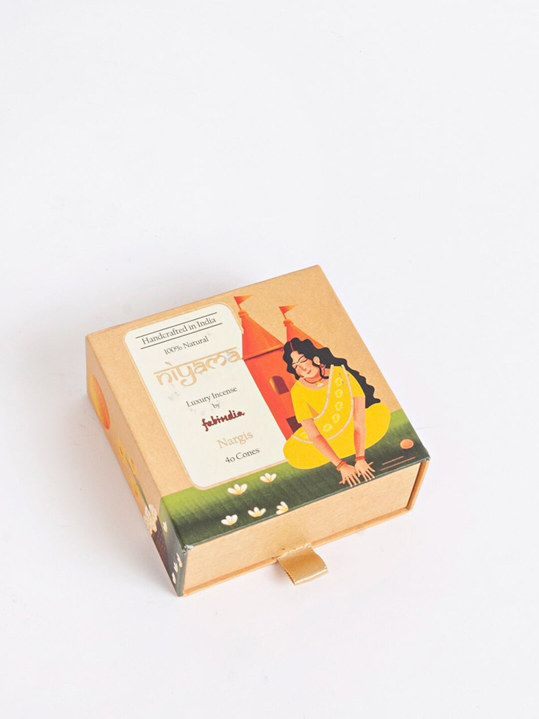 

Fabindia Brown Niyama Nargis Fragrance Incense Cones, Multi