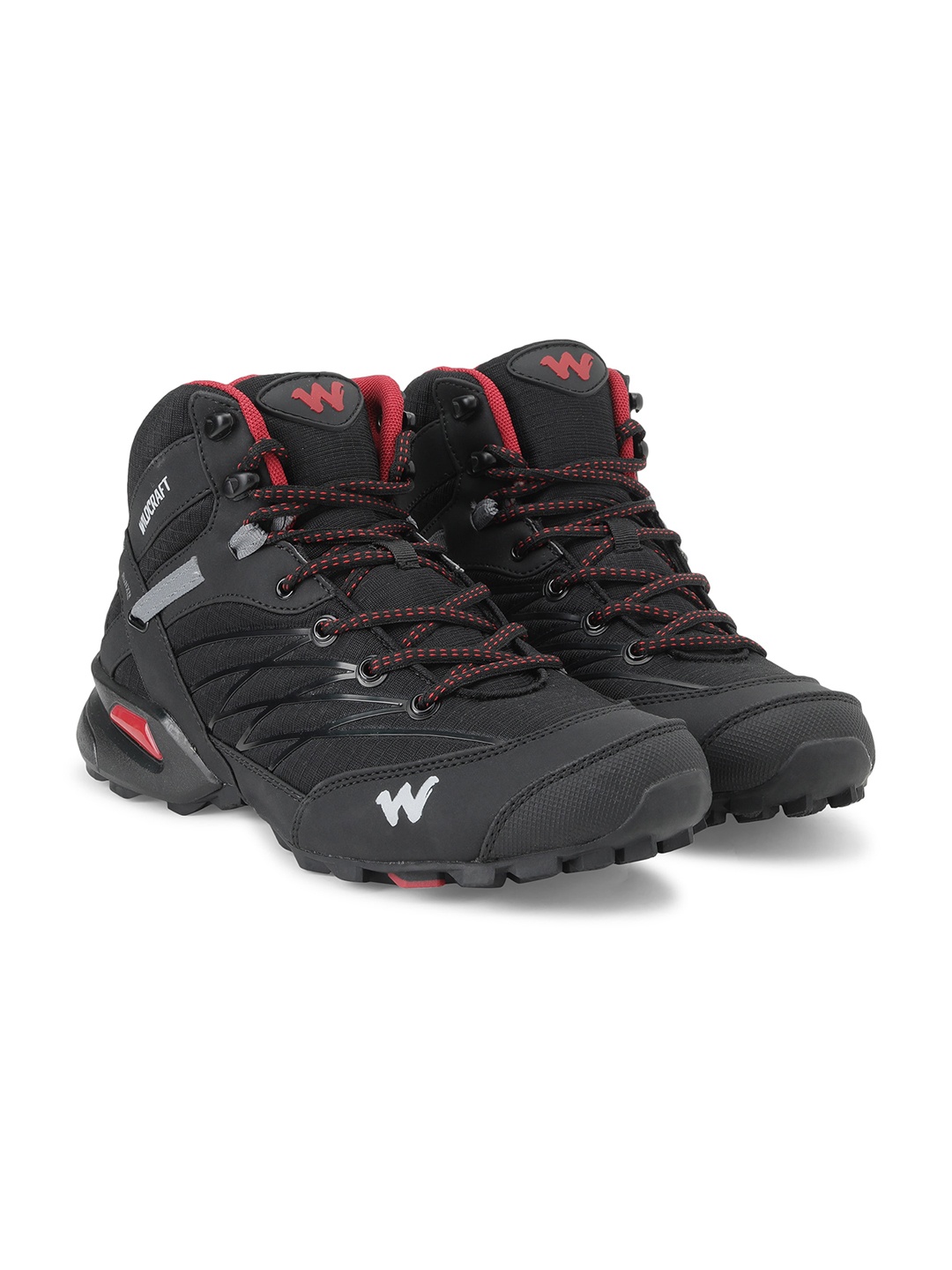 

Wildcraft Men RuNX TR Hugo Mid-Top Trekking Shoes, Black