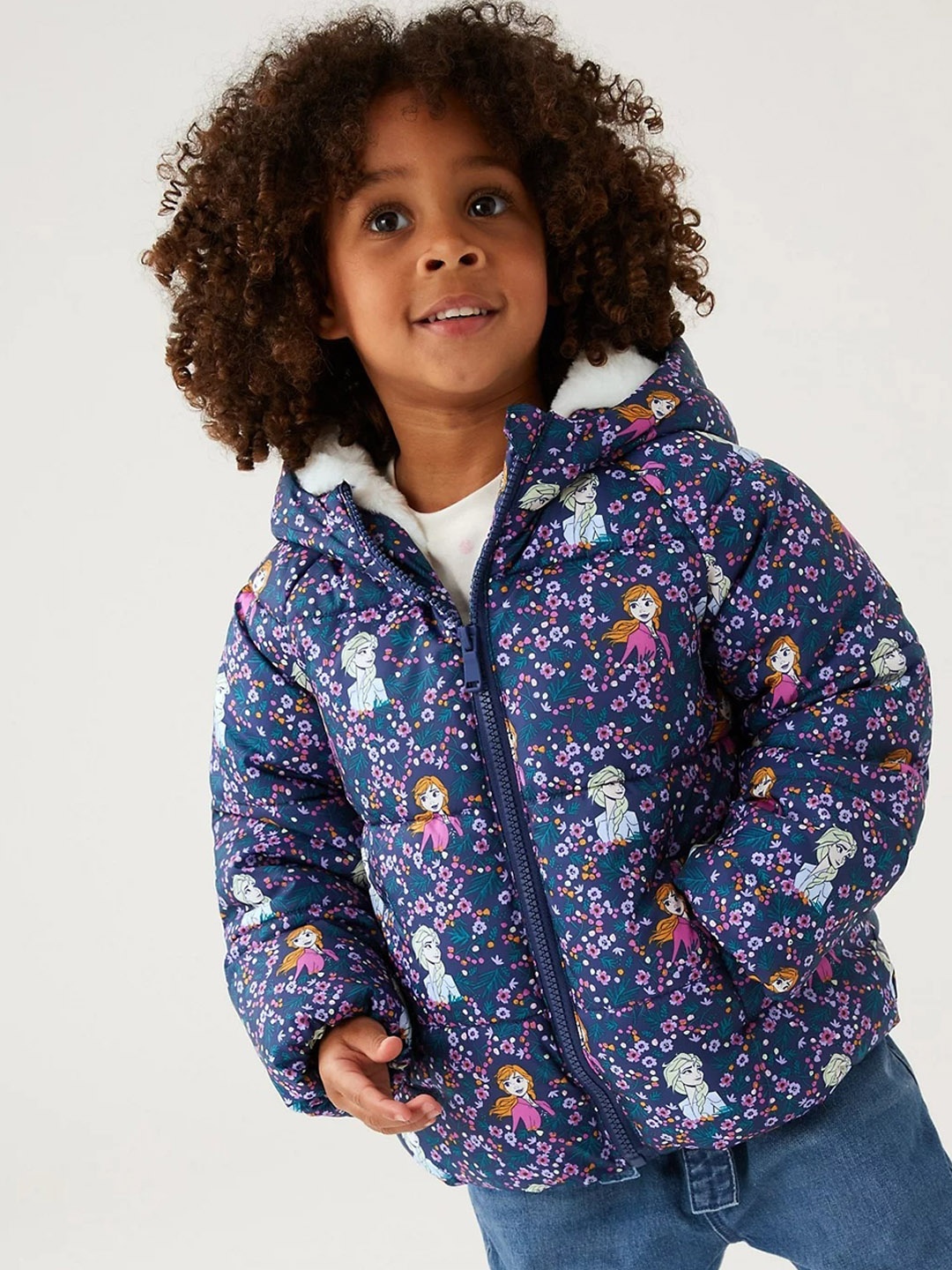 

Marks & Spencer Girls Navy Blue Lightweight Puffer Jacket