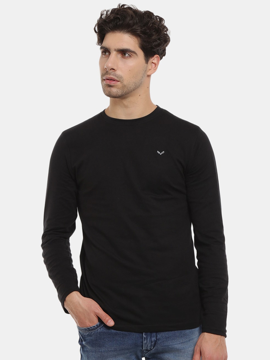 

V-Mart Men Navy Blue T-shirt