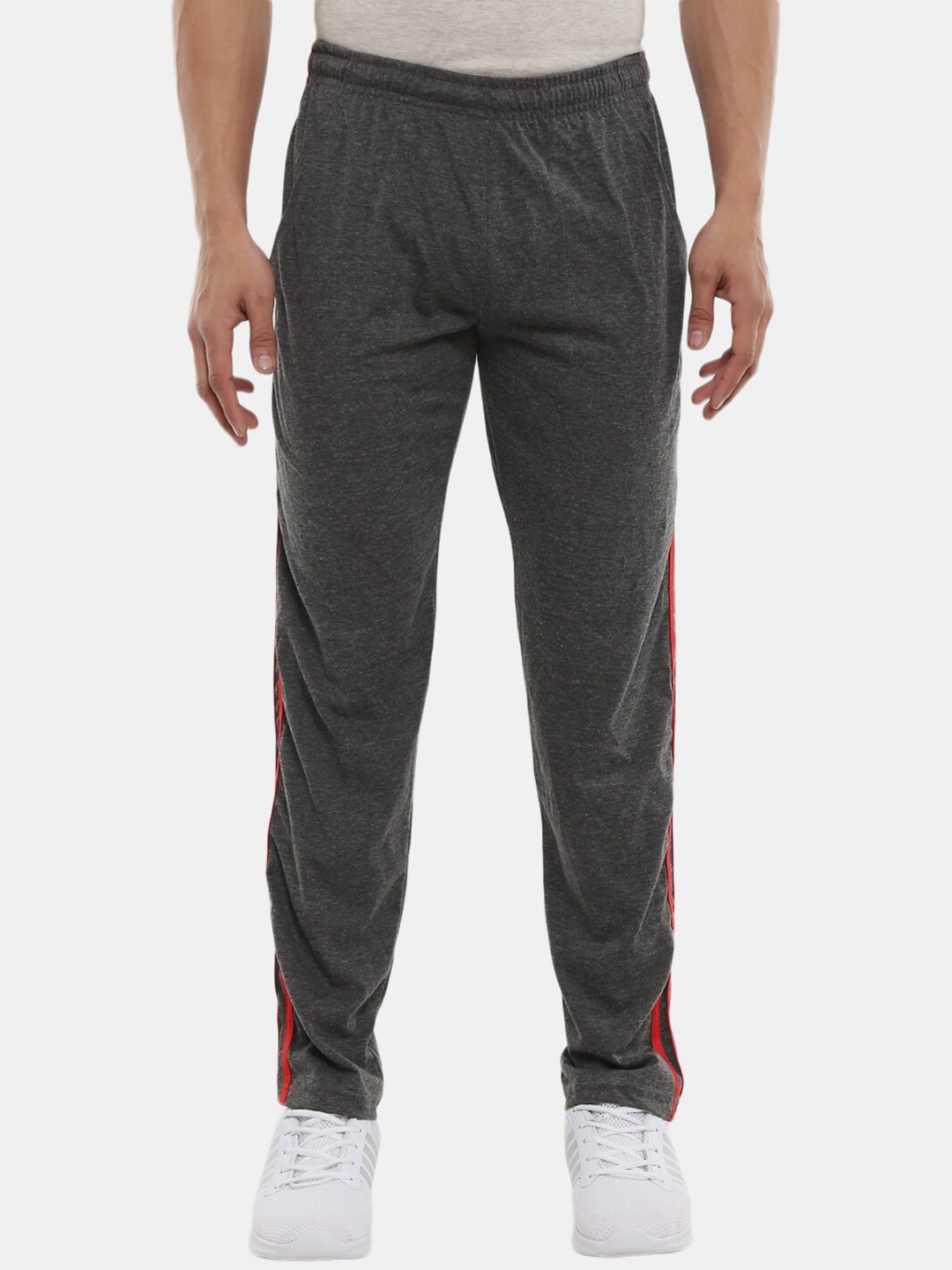 

V-Mart Men Grey Cotton Sports Track Pants