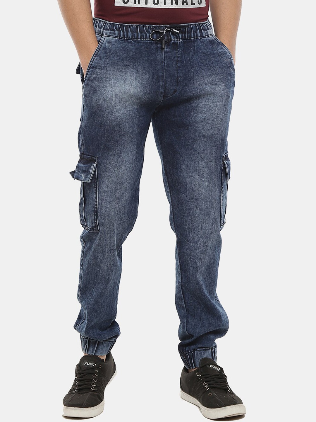 

V-Mart Men Blue Cotton Sports Joggers