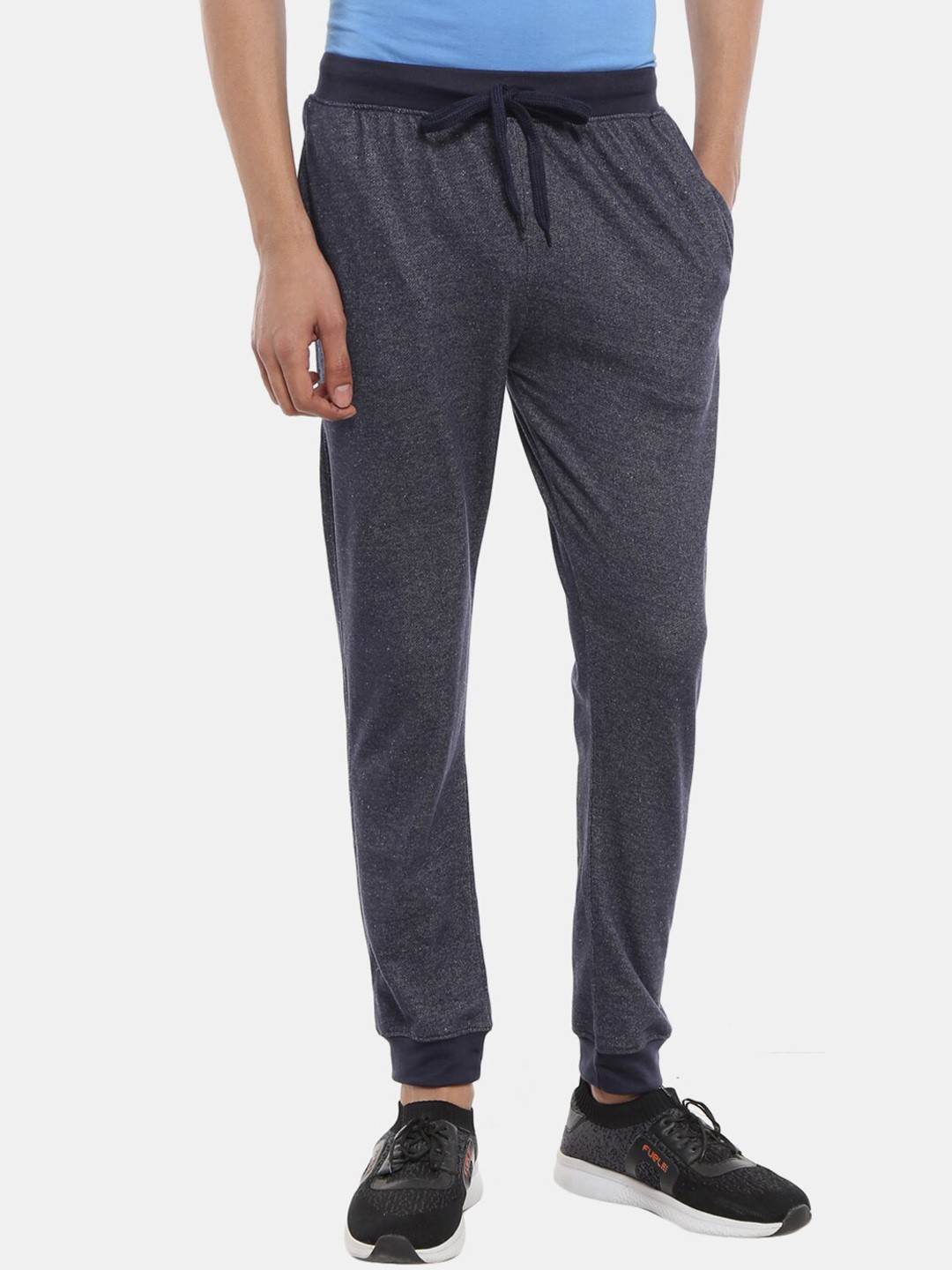 

V-Mart Men Navy Blue Sports Cotton Joggers