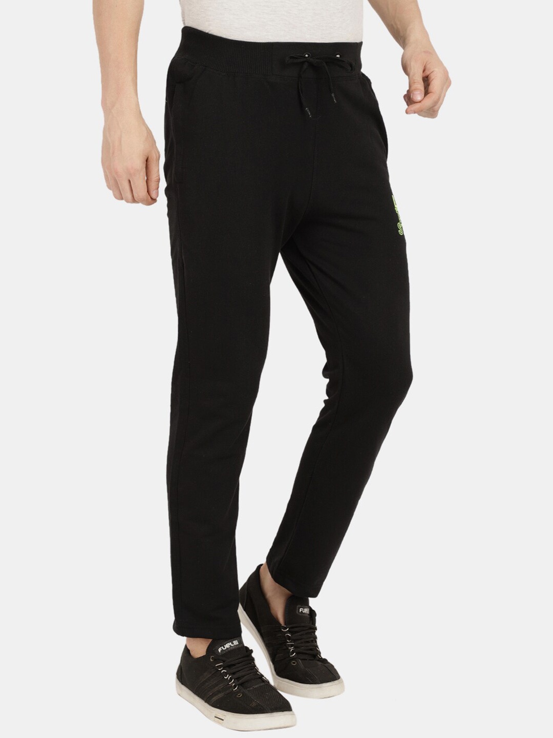 

V-Mart Men Black Regular Fit Sports Track Pants