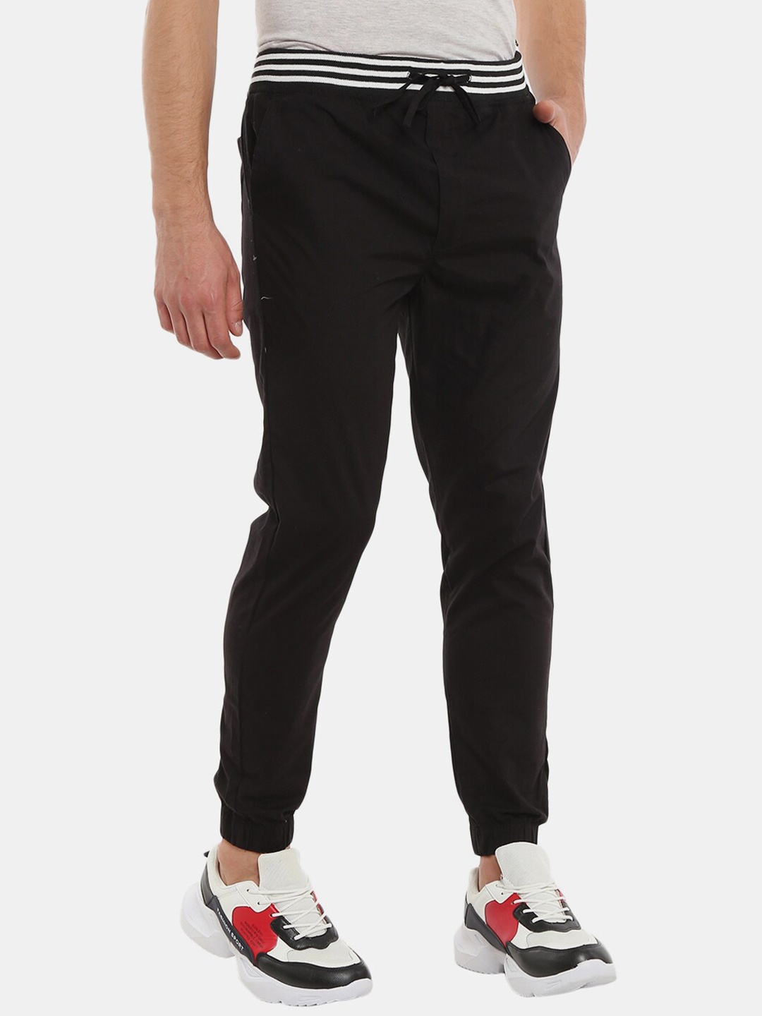 

V-Mart Men Black Cotton Joggers