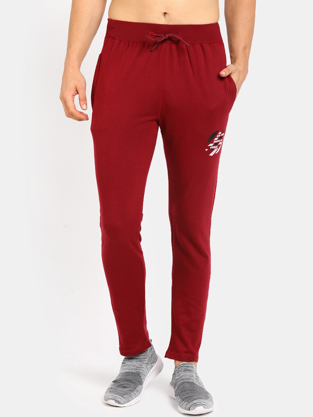 

V-Mart Men Maroon Cotton Track Pants