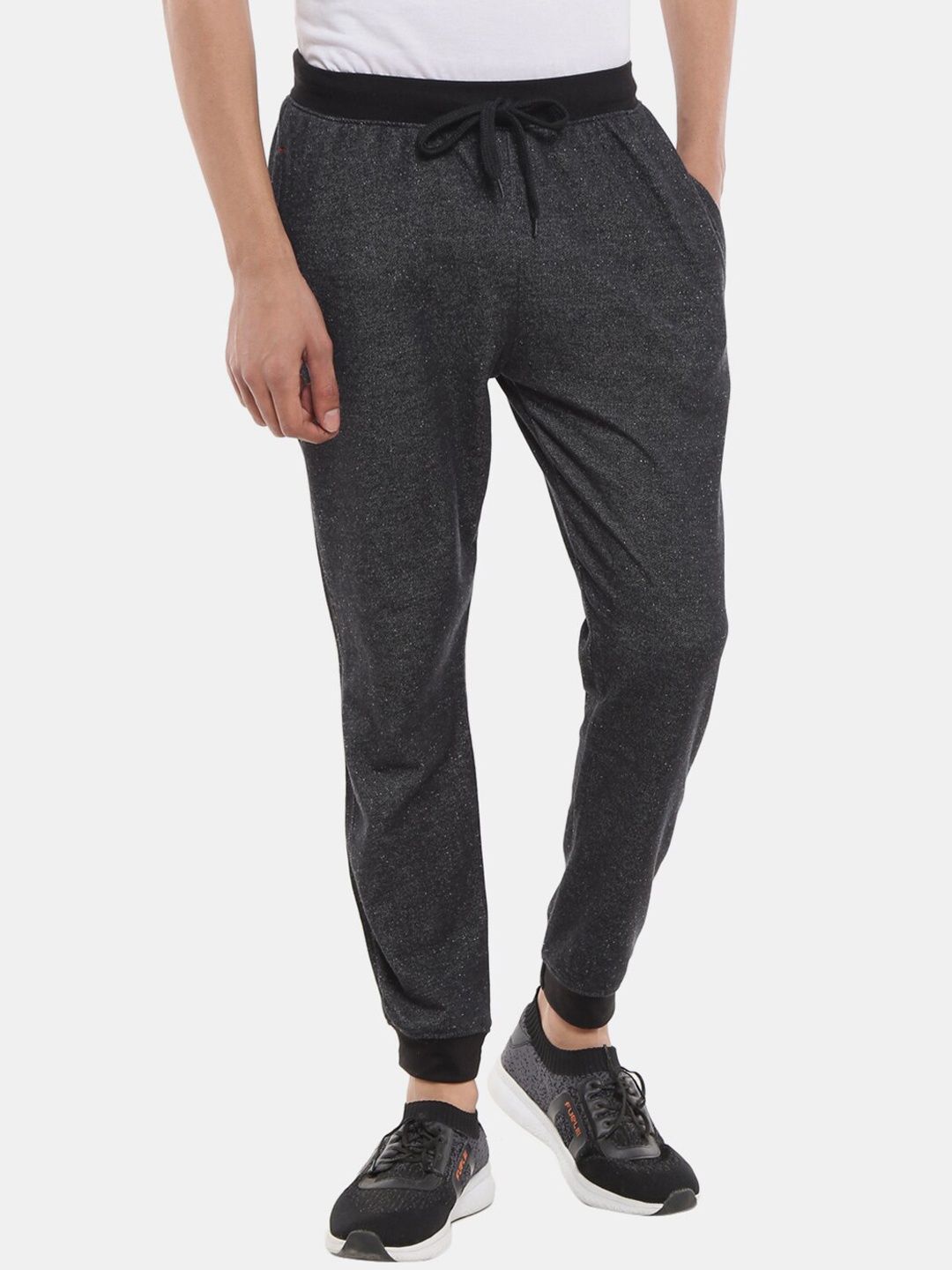 

V-Mart Men Black Single Jersey Cotton Joggers