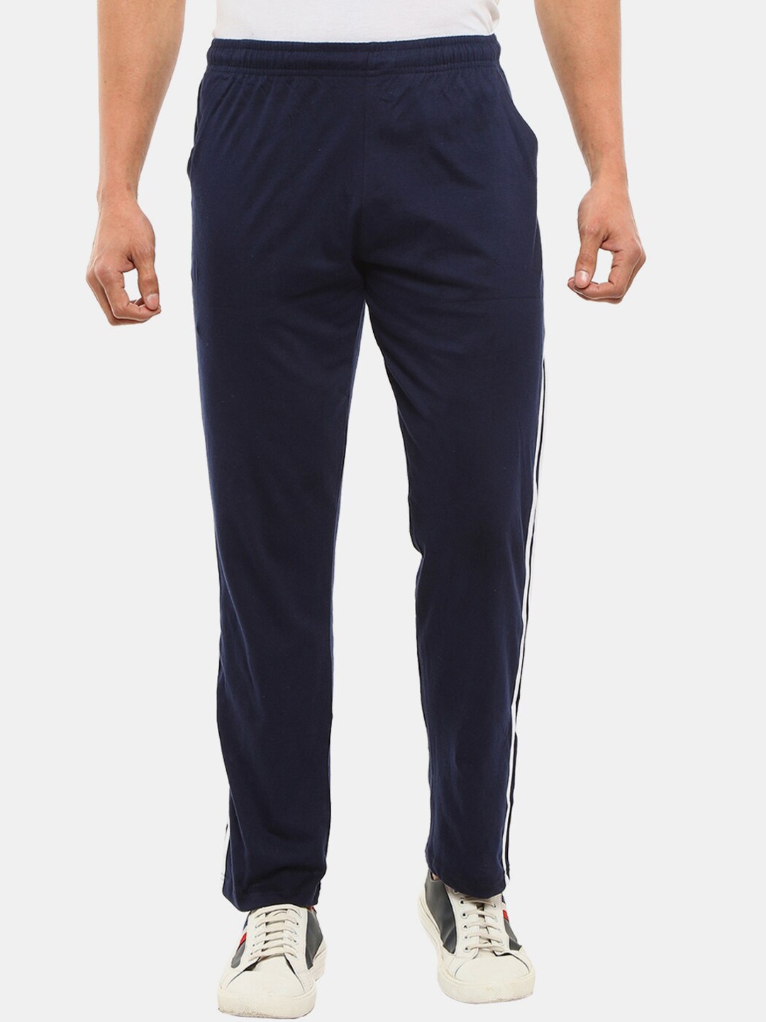 

V-Mart Men Navy Blue Solid Sports Track Pants