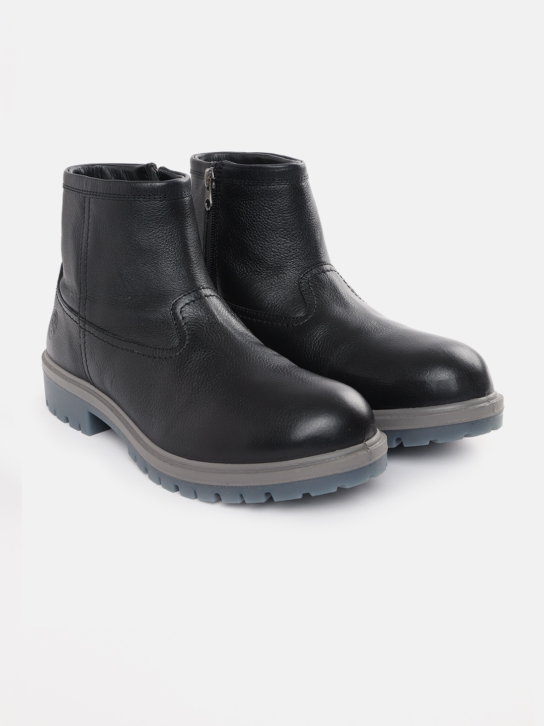 

Woodland Men Mid-Top Regular Boots, Black