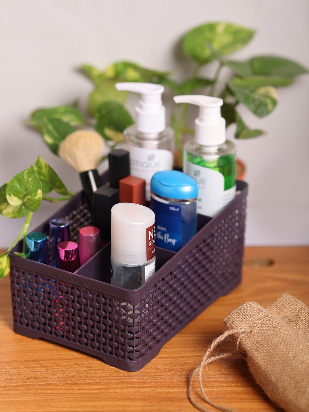 

ZEVORA Purple Multipurpose Storage Organisers