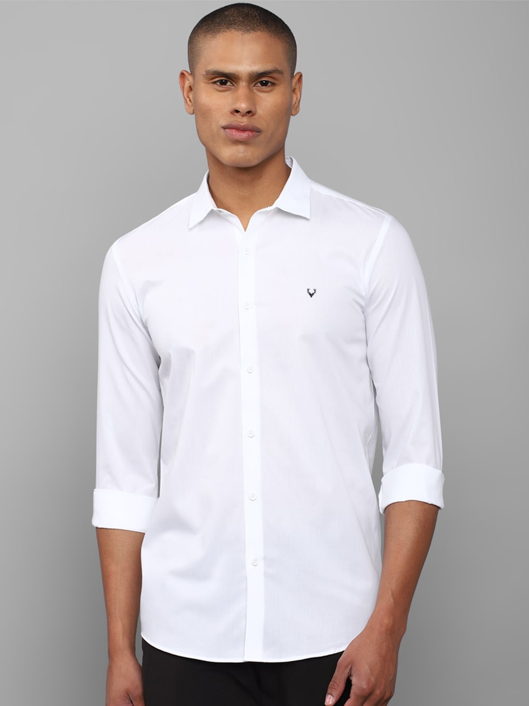 

Allen Solly Men White Slim Fit Casual Shirt