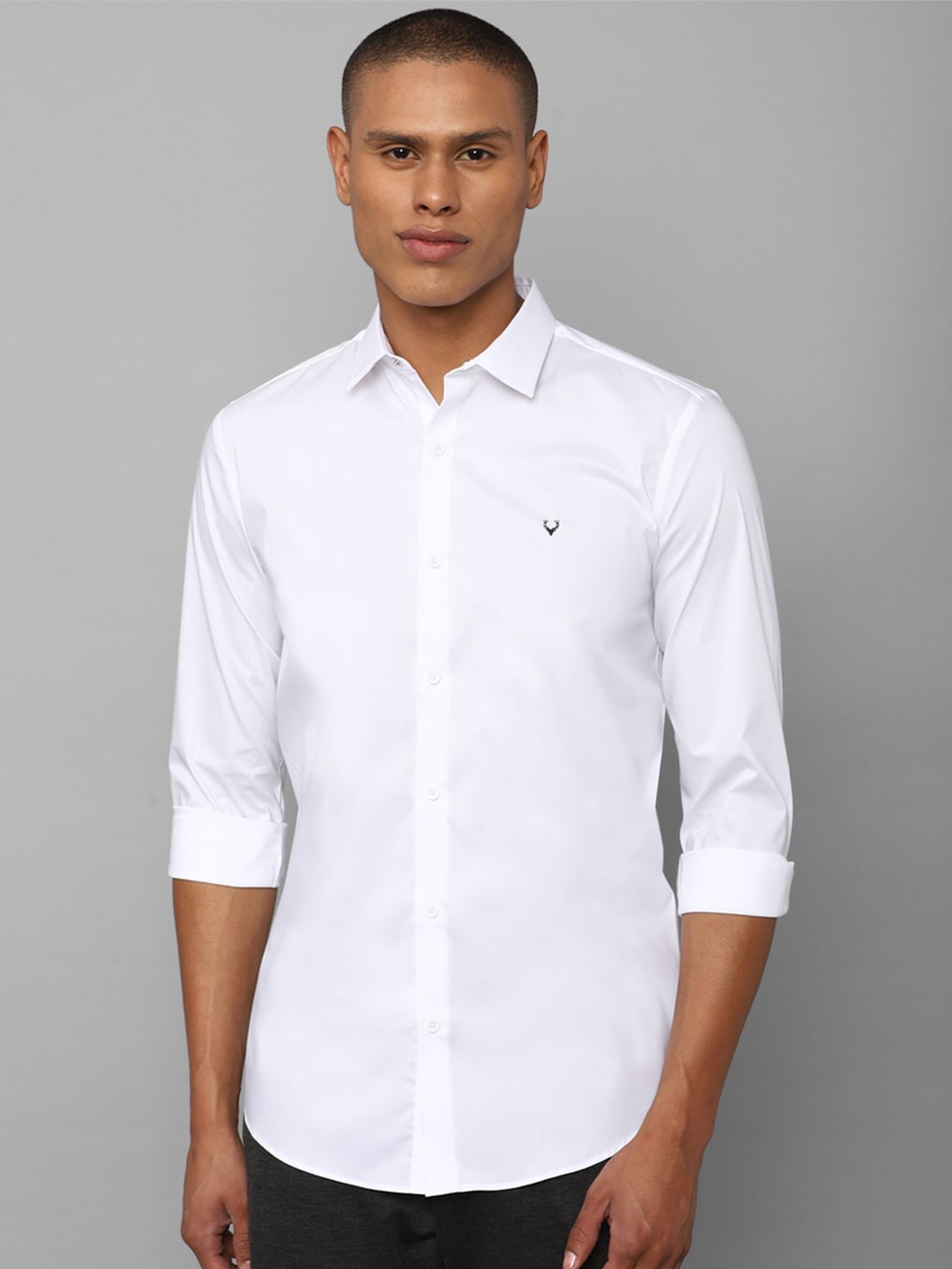 

Allen Solly Men White Slim Fit Casual Shirt