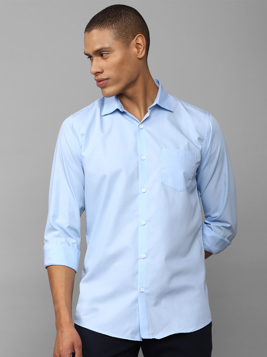 

Allen Solly Men Blue Slim Fit Casual Shirt