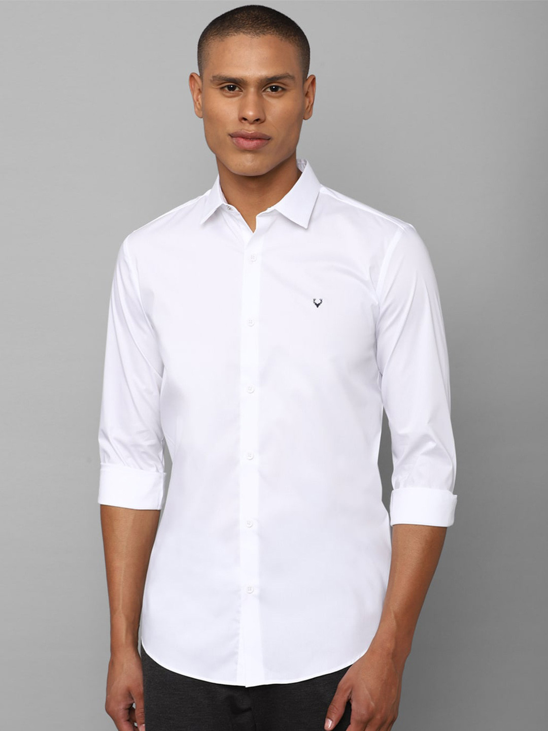 

Allen Solly Men White Slim Fit Casual Shirt