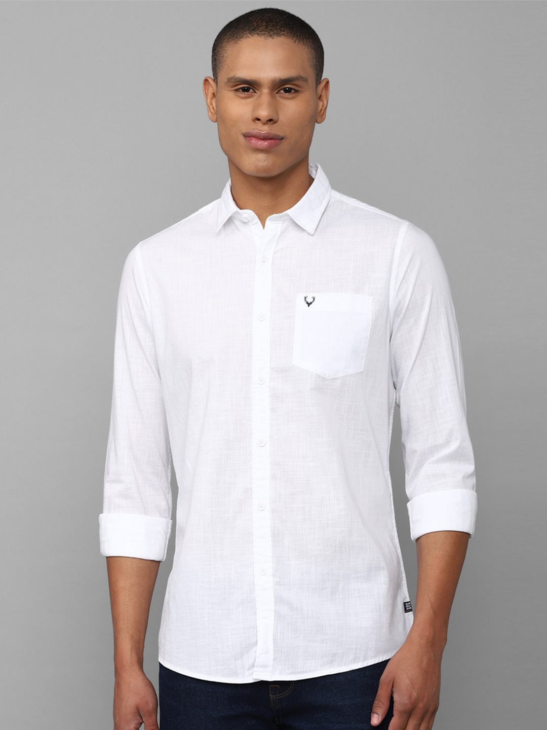 

Allen Solly Sport Men White Casual Cotton Shirt