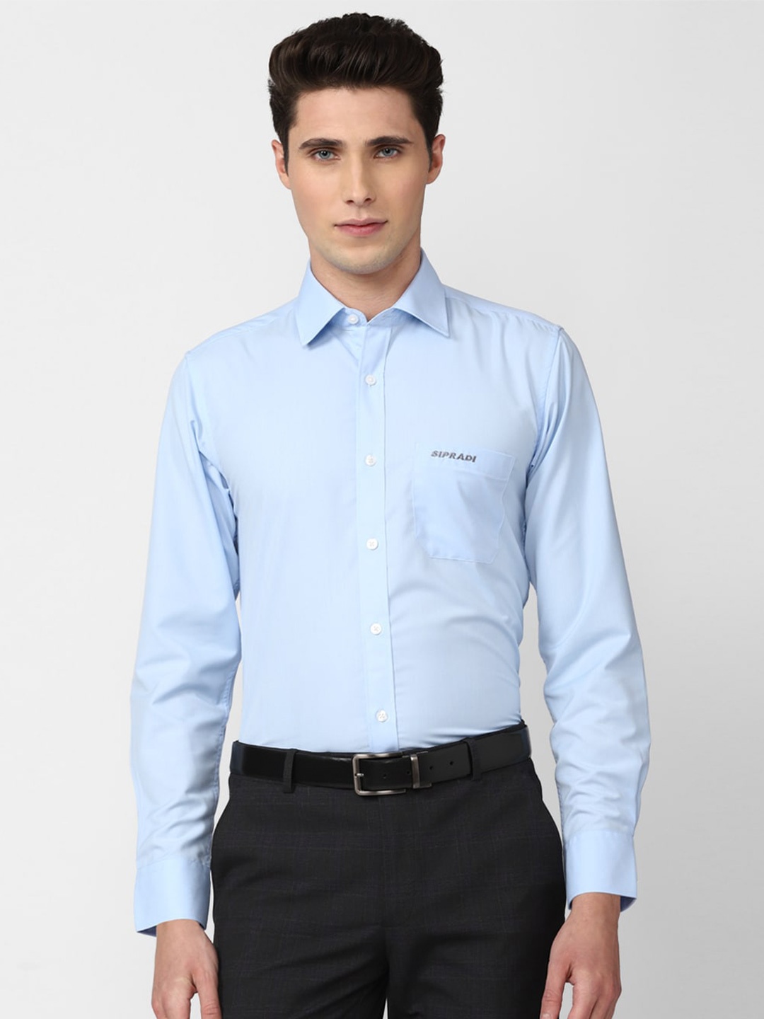 

Peter England Men Blue Slim Fit Formal Shirt