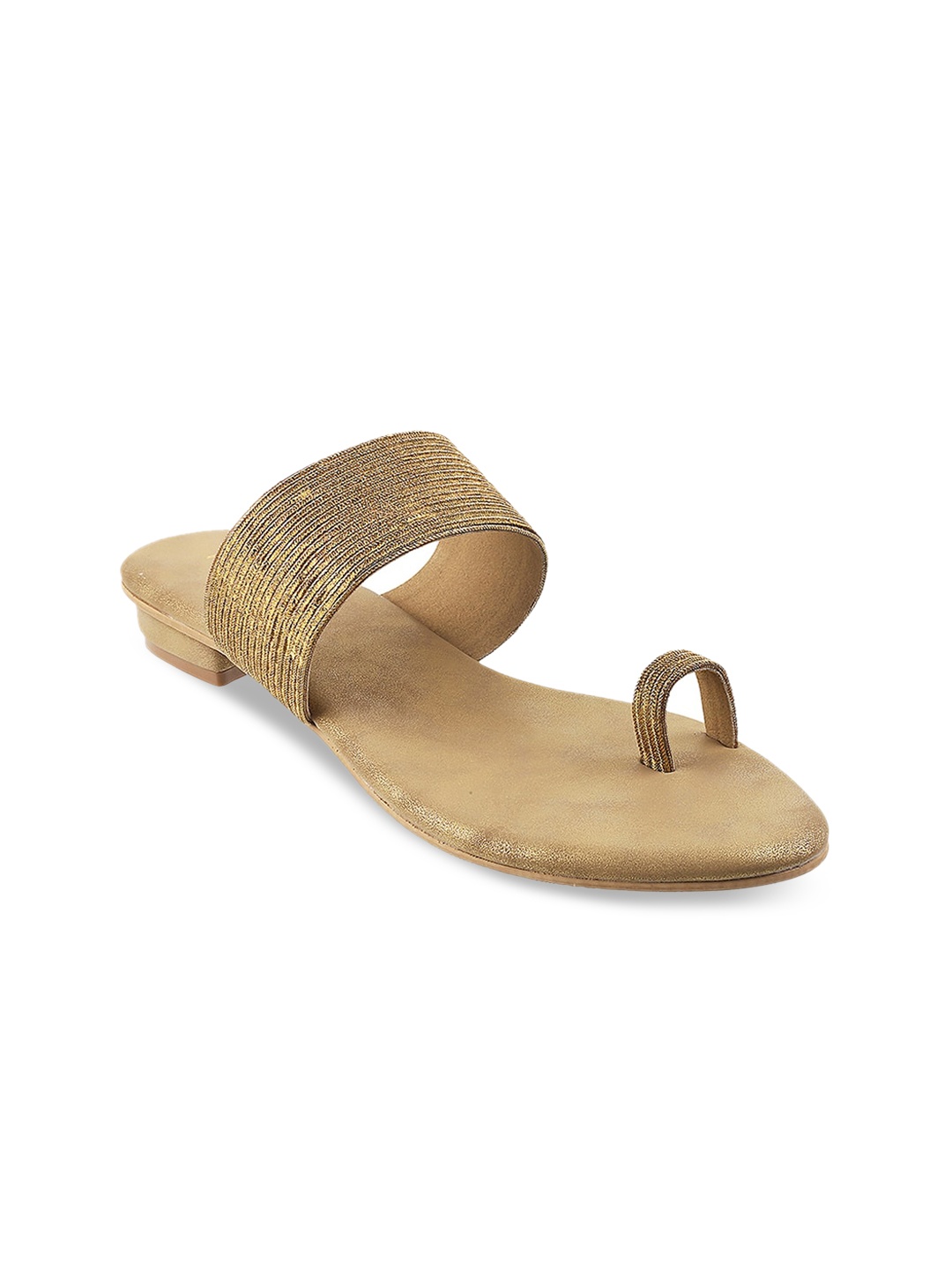 

Metro Gold-Toned Embellished Block Heels