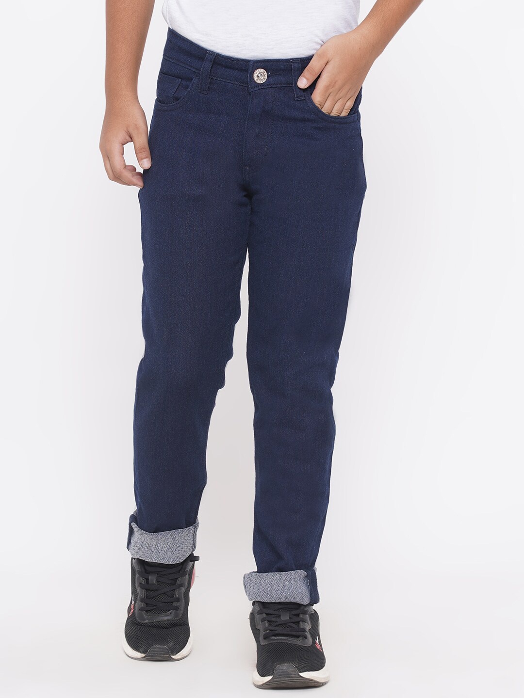 

Dais Boys Navy Blue Dark Shade Stretchable Jeans