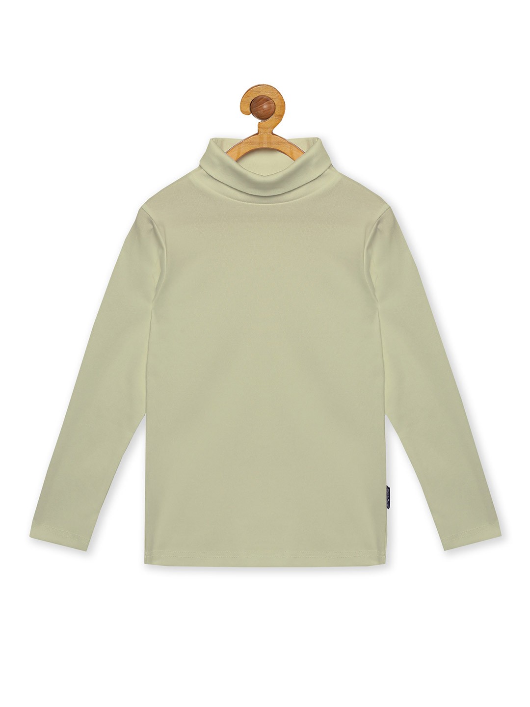 

KiddoPanti Kids Cream Pure Cotton High Neck T-shirt