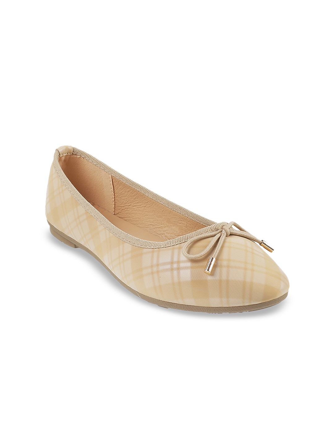

Mochi Women Brown Ballerinas with Bows Flats