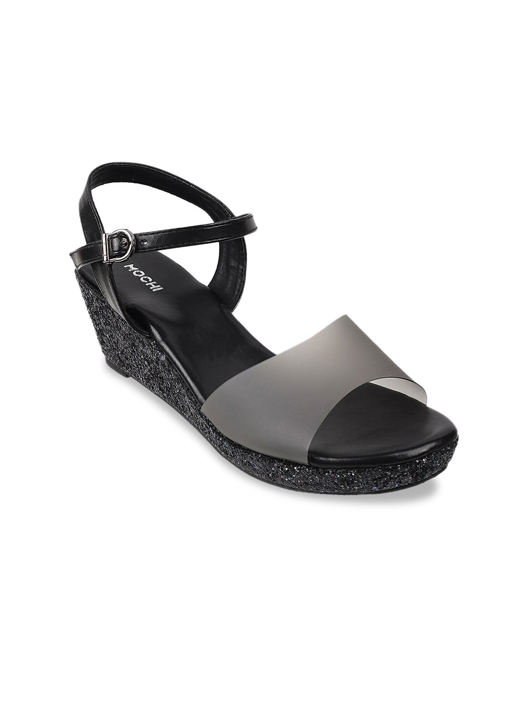 

Mochi Black Wedge Heels