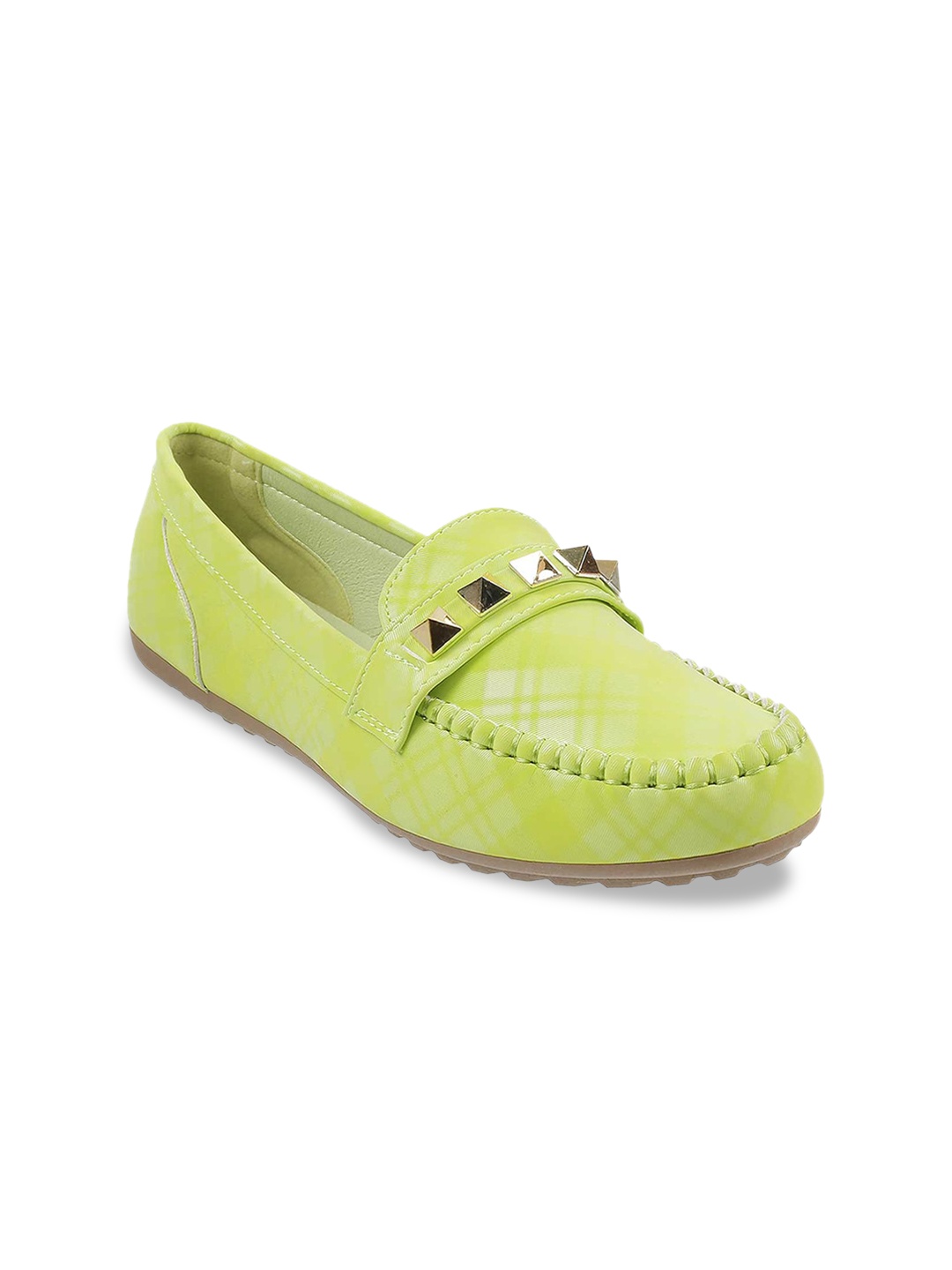 

Mochi Women Green Ballerinas Flats